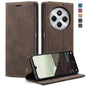 Pour Redmi 14C Étui en cuir à rabat horizontal multifonctionnel CaseMe 013 (Café)