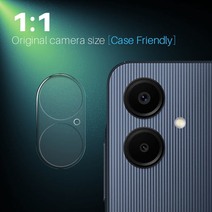 For Samsung Galaxy A06 4G NORTHJO Camera Lens Protector 3D HD Tempered Glass Film(Clear)