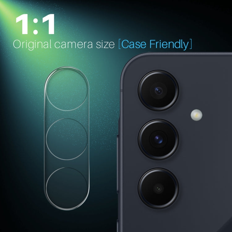 For Samsung Galaxy A55 5G NORTHJO Camera Lens Protector 3D HD Tempered Glass Film(Clear)