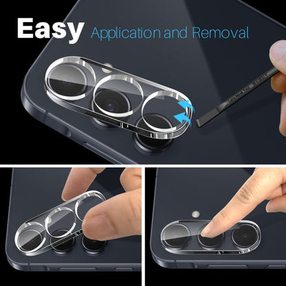 For Samsung Galaxy A55 5G NORTHJO Camera Lens Protector 3D HD Tempered Glass Film(Clear)