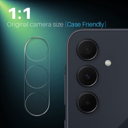 For Samsung Galaxy A35 5G NORTHJO Camera Lens Protector 3D HD Tempered Glass Film(Clear)