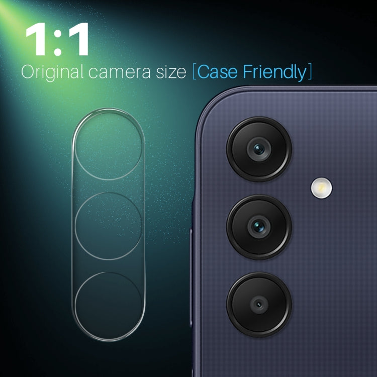 For Samsung Galaxy A25 5G NORTHJO Camera Lens Protector 3D HD Tempered Glass Film(Clear)