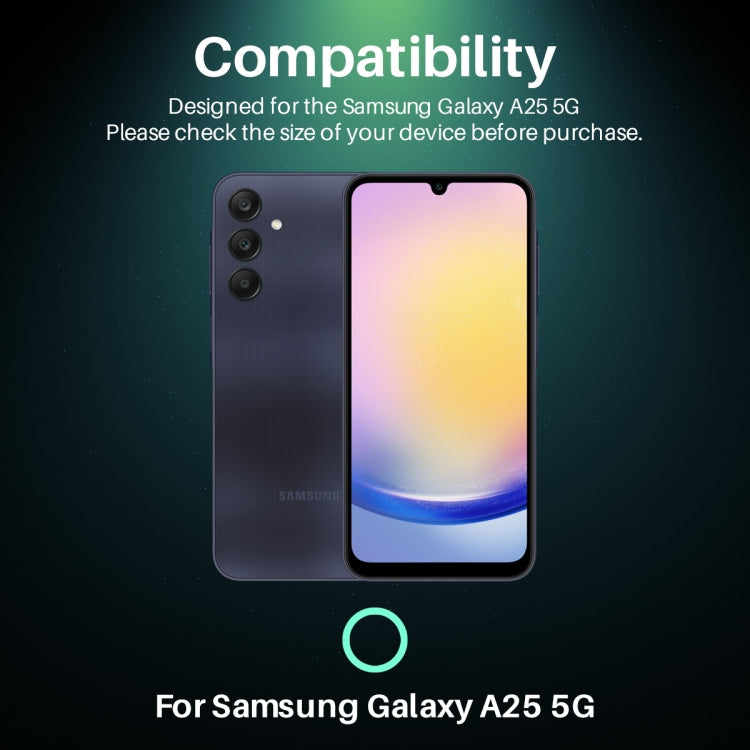 For Samsung Galaxy A25 5G NORTHJO Camera Lens Protector 3D HD Tempered Glass Film(Clear)