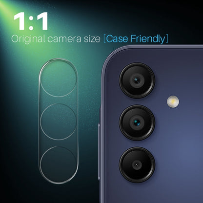 For Samsung Galaxy A15 4G / 5G NORTHJO Camera Lens Protector 3D HD Tempered Glass Film(Clear)