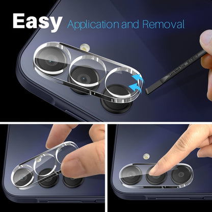 For Samsung Galaxy A15 4G / 5G NORTHJO Camera Lens Protector 3D HD Tempered Glass Film(Clear)