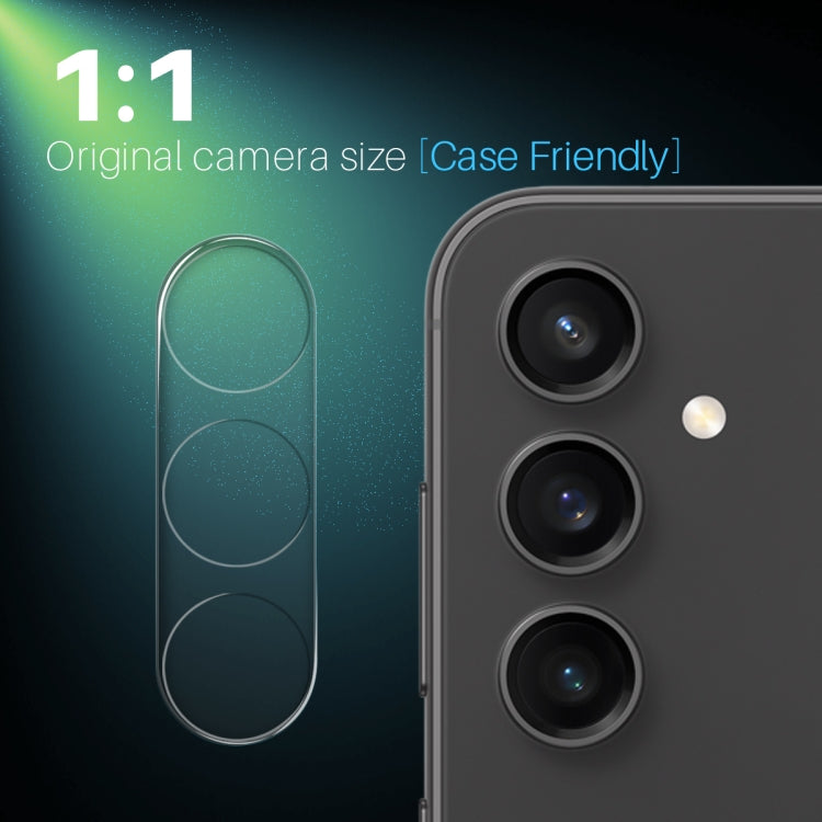 For Samsung Galaxy S23 FE 5G NORTHJO Camera Lens Protector 3D HD Tempered Glass Film(Clear)