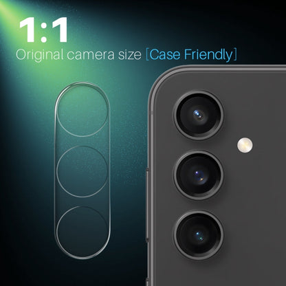 For Samsung Galaxy S23 FE 5G NORTHJO Camera Lens Protector 3D HD Tempered Glass Film(Clear)