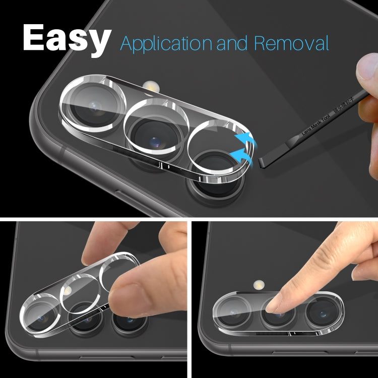 For Samsung Galaxy S23 FE 5G NORTHJO Camera Lens Protector 3D HD Tempered Glass Film(Clear)