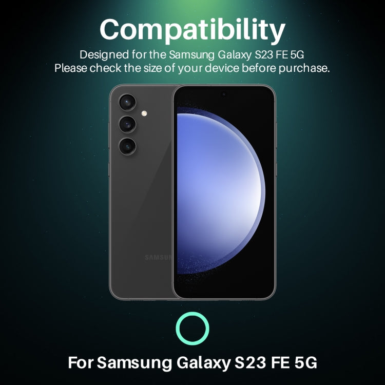 For Samsung Galaxy S23 FE 5G NORTHJO Camera Lens Protector 3D HD Tempered Glass Film(Clear)