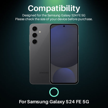 For Samsung Galaxy S24 FE 5G NORTHJO Camera Lens Protector 3D HD Tempered Glass Film(Clear)