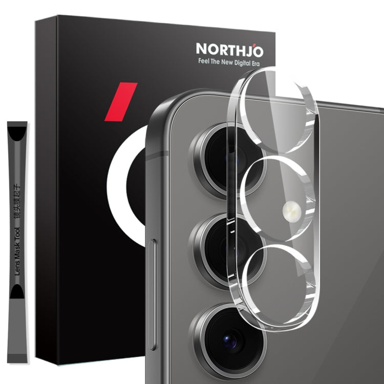 For Samsung Galaxy S24 FE 5G NORTHJO Camera Lens Protector 3D HD Tempered Glass Film(Clear)