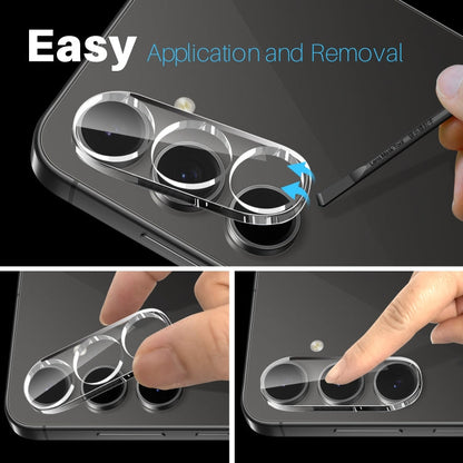 For Samsung Galaxy S25 5G NORTHJO Camera Lens Protector 3D HD Tempered Glass Film(Clear)