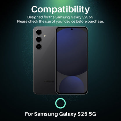 For Samsung Galaxy S25 5G NORTHJO Camera Lens Protector 3D HD Tempered Glass Film(Clear)