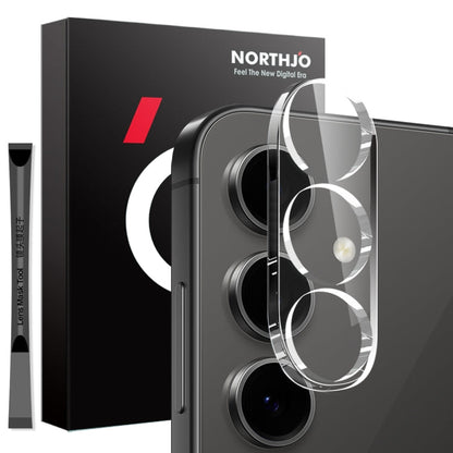 For Samsung Galaxy S25+ 5G NORTHJO Camera Lens Protector 3D HD Tempered Glass Film(Clear)
