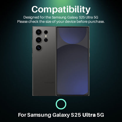 Pour Samsung Galaxy S25 Ultra 5G NORTHJO Protecteur d'objectif d'appareil photo Film en verre trempé 3D HD (Transparent)