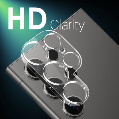 Pour Samsung Galaxy S25 Ultra 5G NORTHJO Protecteur d'objectif d'appareil photo Film en verre trempé 3D HD (Transparent)