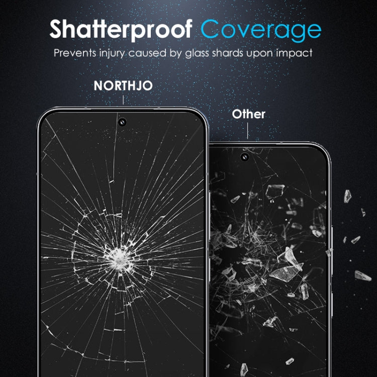 For Xiaomi 15 5G NORTHJO A++ Screen Tempered Glass Film, Support Fingerprint Unlock