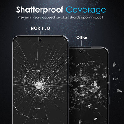 For Xiaomi 15 5G NORTHJO A++ Screen Tempered Glass Film, Support Fingerprint Unlock