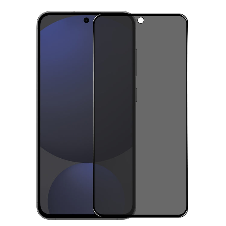 Pour Samsung Galaxy S24 FE 5G NORTHJO A++ Film de protection d'écran en verre trempé anti-espion 28 degrés avec colle complète et sérigraphie