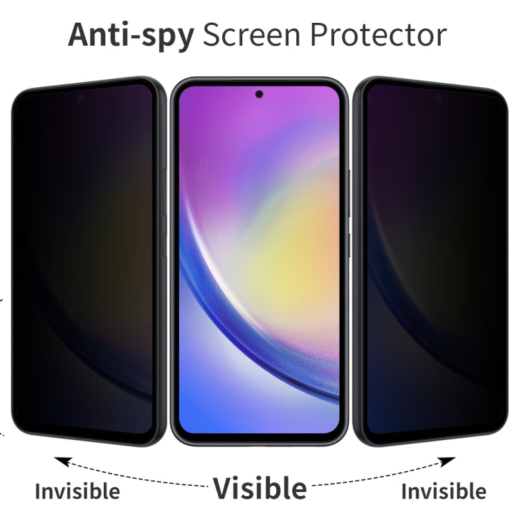 For Samsung Galaxy A35 5G NORTHJO A++ 28 Degree Privacy Full Glue Silk Printing Tempered Glass Film