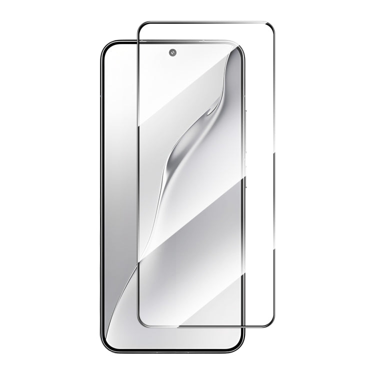 For Xiaomi 15 ENKAY Hat-Prince 0.18mm High Aluminum-silicon Tempered Glass Film, Support Ultrasonic Fingerprint Unclock