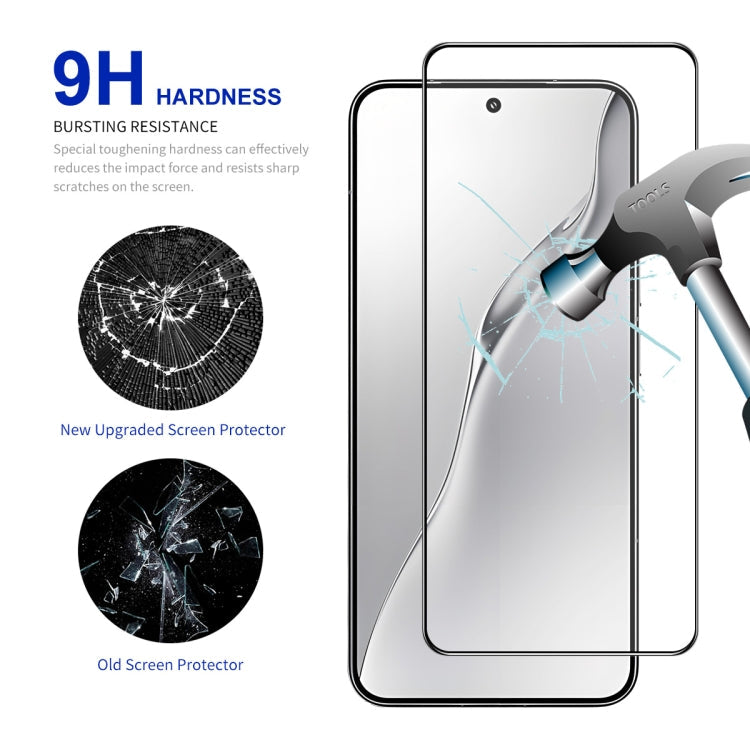 For Xiaomi 15 ENKAY Hat-Prince 0.18mm High Aluminum-silicon Tempered Glass Film, Support Ultrasonic Fingerprint Unclock