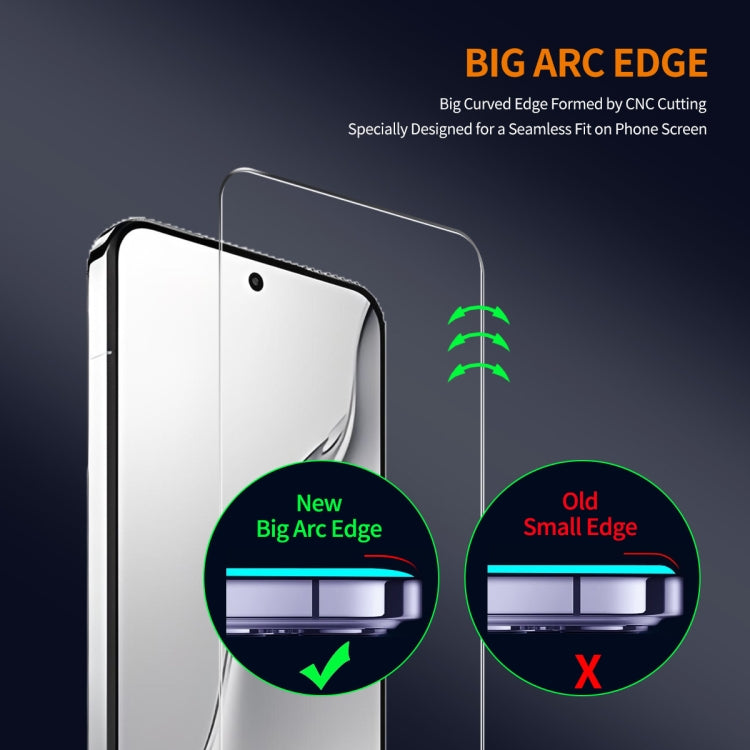 For Xiaomi 15 ENKAY 0.18mm High Aluminum-silicon Tempered Glass Film, Support Ultrasonic Fingerprint Unclock