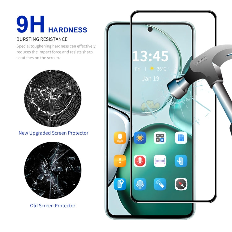 For Redmi K80 / K80 Pro 2pcs ENKAY Hat-Prince 0.18mm High Aluminum-silicon Tempered Glass Film, Support Ultrasonic Fingerprint Unclock