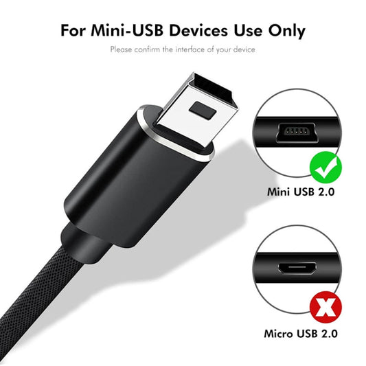 ENKAY ENK-CB169USB C / Type-C to Mini USB 2.0 Charging Cord Data Cable, Length 1m(Red)