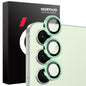 For Samsung Galaxy S25 5G NORTHJO Camera Lens Protector CD Metal Ring Tempered Glass Film(Green)