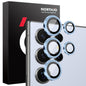 For Samsung Galaxy S25 Ultra 5G NORTHJO Camera Lens Protector CD Metal Ring Tempered Glass Film(Blue)