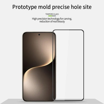 For Honor Magic7 MOFI 9H 3D Explosion-proof Curved Screen Tempered Glass Film(Black)