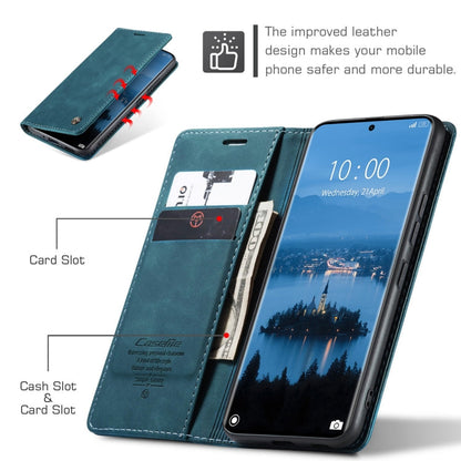 For Redmi Note 14 Pro 5G CaseMe 013 Multifunctional Horizontal Flip Leather Phone Case(Blue)