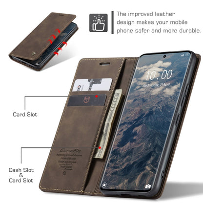 For Redmi Note 14 Pro 5G CaseMe 013 Multifunctional Horizontal Flip Leather Phone Case(Coffee)