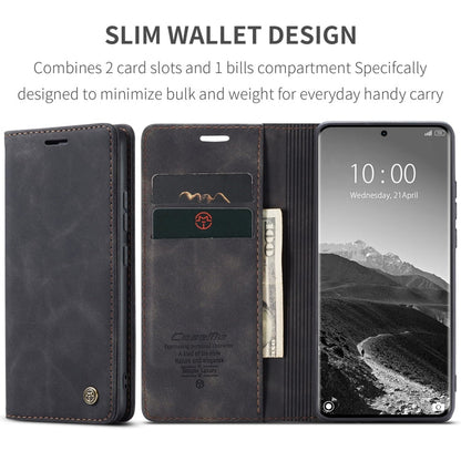 For Redmi Note 14 Pro 5G CaseMe 013 Multifunctional Horizontal Flip Leather Phone Case(Black)