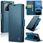 For Redmi Note 14 Pro 5G CaseMe 023 Butterfly Buckle Litchi Texture RFID Anti-theft Leather Phone Case(Blue)