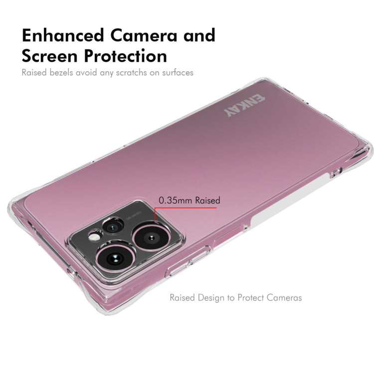 For HMD Skyline ENKAY Hat-Prince Transparent TPU Shockproof Phone Case