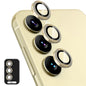 For Samsung Galaxy S25 5G ENKAY Hat-Prince 9H Rear Camera Lens Aluminium Alloy Tempered Glass Film(Golden)