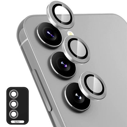 For Samsung Galaxy S25+ 5G ENKAY Hat-Prince 9H Rear Camera Lens Aluminium Alloy Tempered Glass Film(Grey)