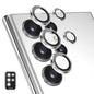 For Samsung Galaxy S25 Ultra 5G ENKAY Hat-Prince 9H Rear Camera Lens Aluminium Alloy Tempered Glass Film(Silver)