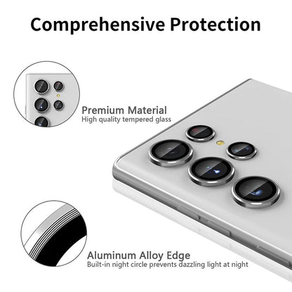 For Samsung Galaxy S25 Ultra 5G ENKAY Hat-Prince 9H Rear Camera Lens Aluminium Alloy Tempered Glass Film(Colorful)