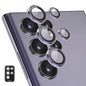 For Samsung Galaxy S25 Ultra 5G ENKAY Hat-Prince 9H Rear Camera Lens Aluminium Alloy Tempered Glass Film(Dark Purple)