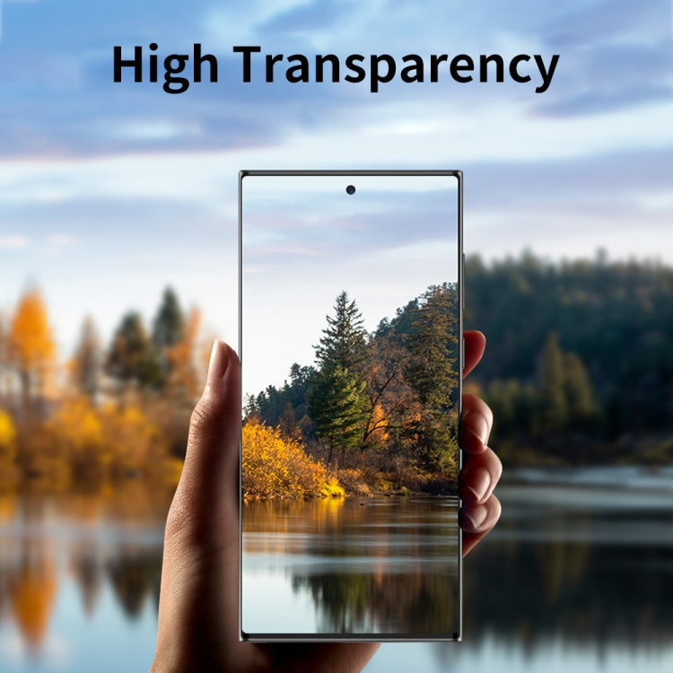 For Samsung Galaxy S25 Ultra 5G ENKAY Hat-Prince 9H Rear Camera Lens Aluminium Alloy Tempered Glass Film(Dark Purple)