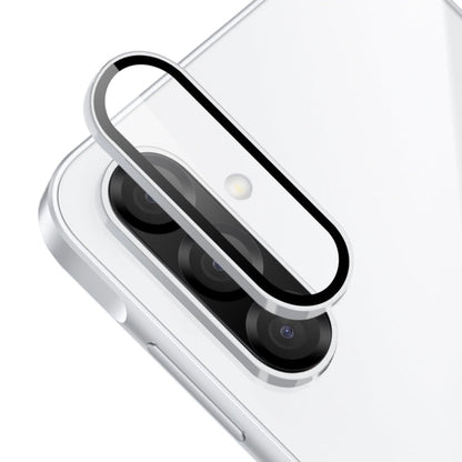 Pour Samsung Galaxy A36 / A56 ENKAY 9H Protection d'Objectif Arrière en Alliage d'Aluminium et Verre Trempé (Argent)