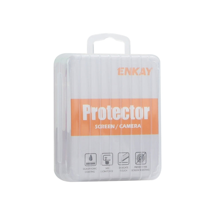 For Samsung Galaxy A36 / A56 ENKAY 9H Rear Lens Aluminium Alloy Tempered Glass Film(Purple)