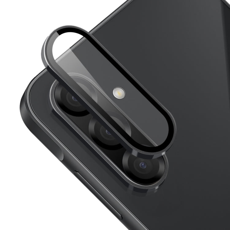 For Samsung Galaxy A26 ENKAY 9H Rear Lens Aluminium Alloy Tempered Glass Film(Black)