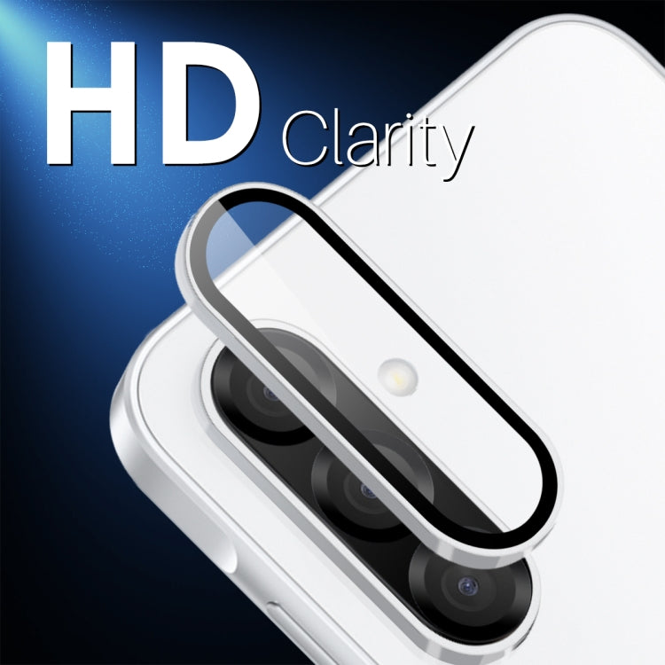 For Samsung Galaxy A56 5G NORTHJO Camera Lens Protector CD Metal Ring Tempered Glass Film(Silver)