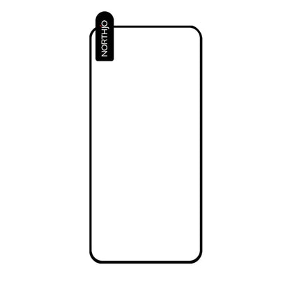 For Samsung Galaxy S25 5G NORTHJO A++ Screen Full Glue Silk Printing Tempered Glass Film, Support Fingerprint Unlock