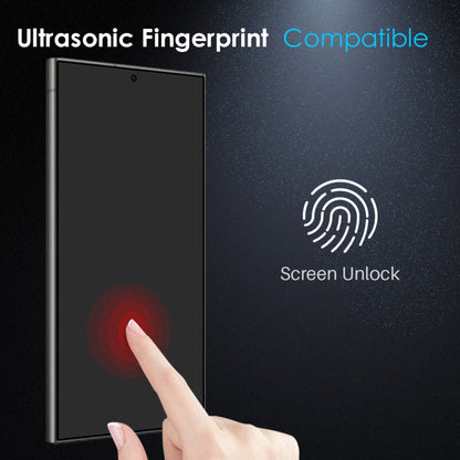 For Samsung Galaxy S25 Ultra 5G NORTHJO A++ Privacy Screen Protector High Aluminium-Silicon Glass Film, Support Fingerprint Unlock