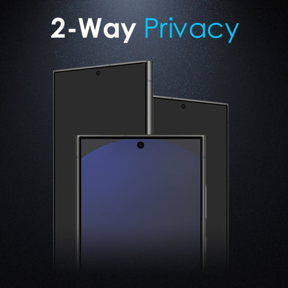 For Samsung Galaxy S25 Ultra 5G NORTHJO A++ Privacy Screen Protector High Aluminium-Silicon Glass Film, Support Fingerprint Unlock